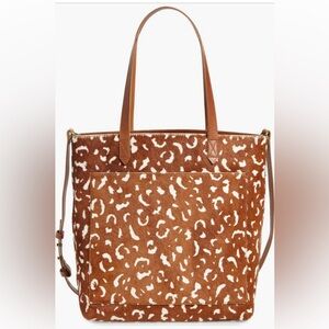 Madewell the Medium Transport Tote: Printed Calf Hair